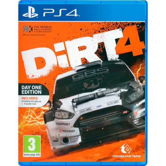 PS4 DiRT 4 (Б/У, Английская версия, CUSA-07062)