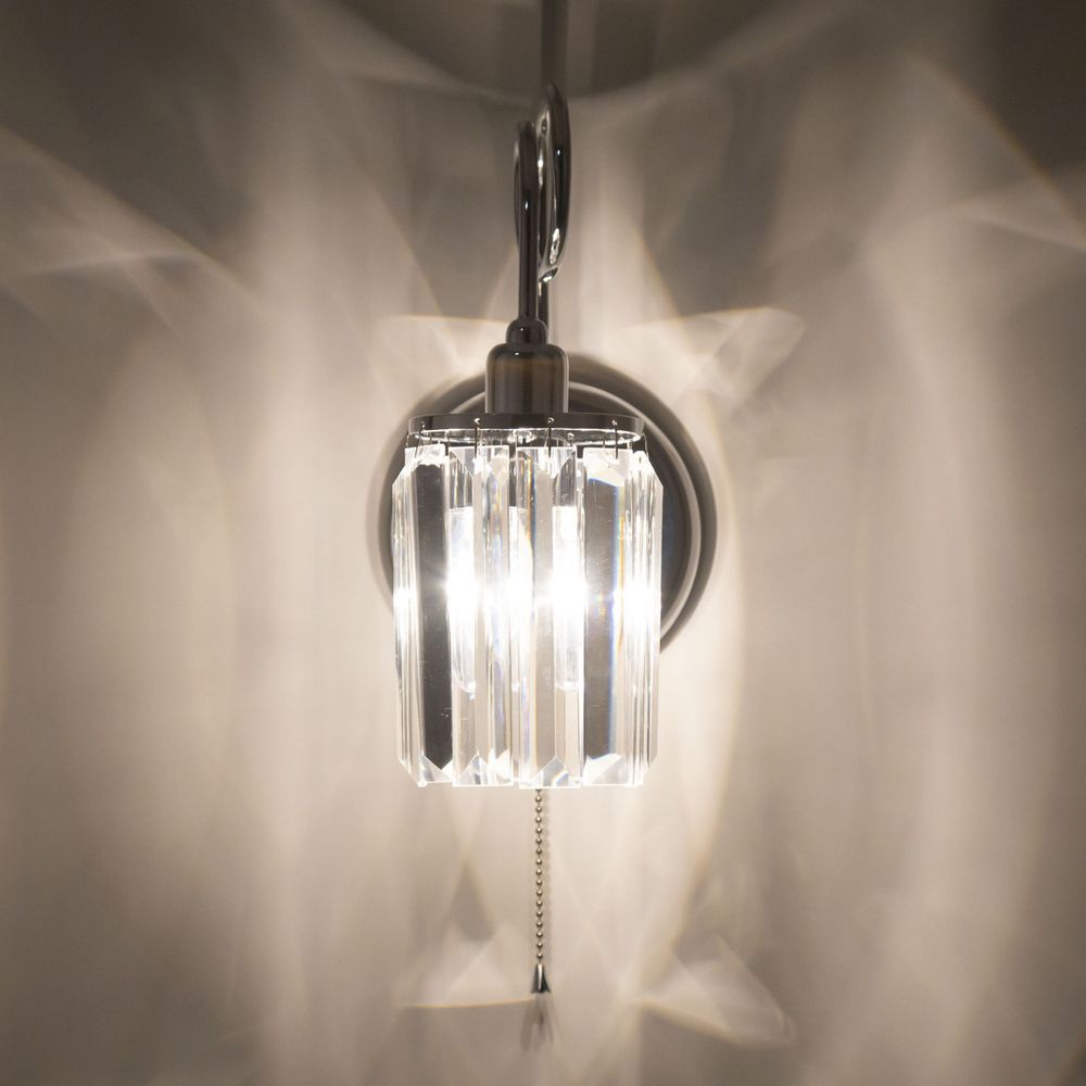 Citilux Синди CL330311 Бра хрустальное с выключателем Хром