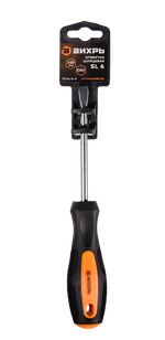 Отвёртка шлицевая ВИХРЬ SL6 100мм