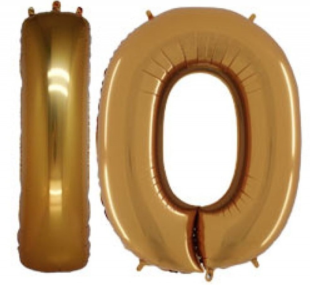 Буква "Ю" золото 102 см