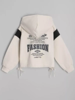 Худи для девочки с завязками в школу