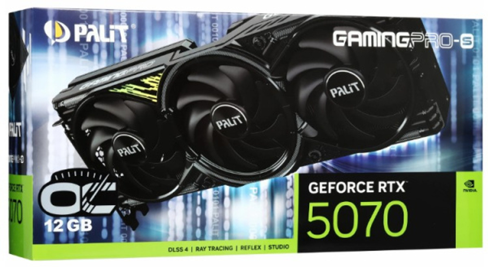 Видеокарта Palit GeForce RTX 5070 GAMINGPRO-S OC (NE75070T19K9-GB2050U)