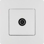 Розетка TV (телевизионная) "звезда" - белый ETIKA Legrand