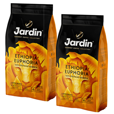 Кофе в зернах Jardin Ethiopia Euphoria, 1 кг (Жардин) х 2 шт