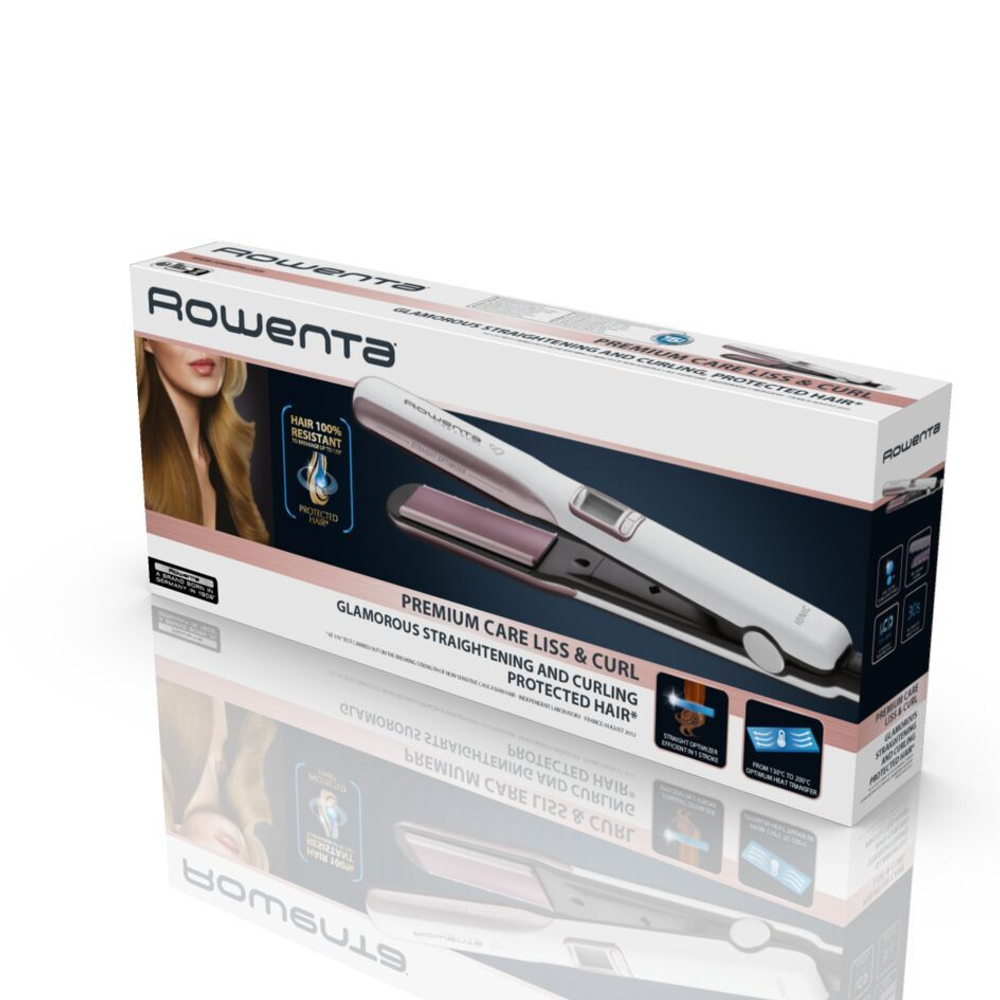 Выпрямитель для волос Rowenta Premium Care Liss&Curl SF7660F0