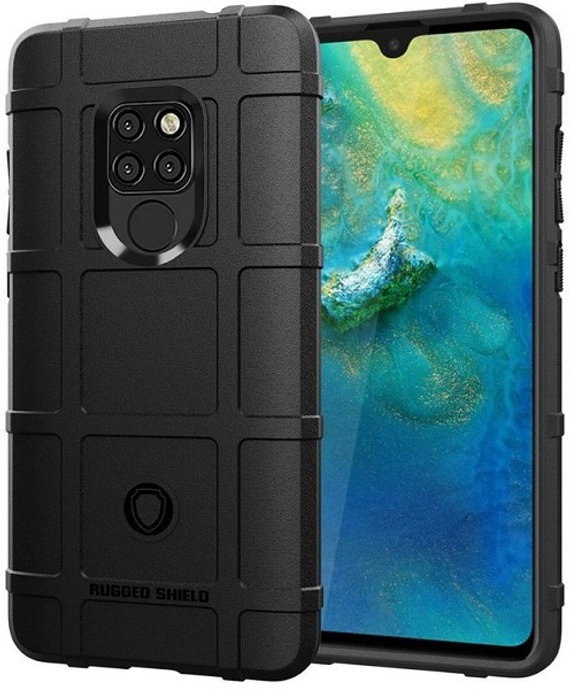 Чехол для Huawei Mate 20 цвет Black (черный), серия Armor от Caseport