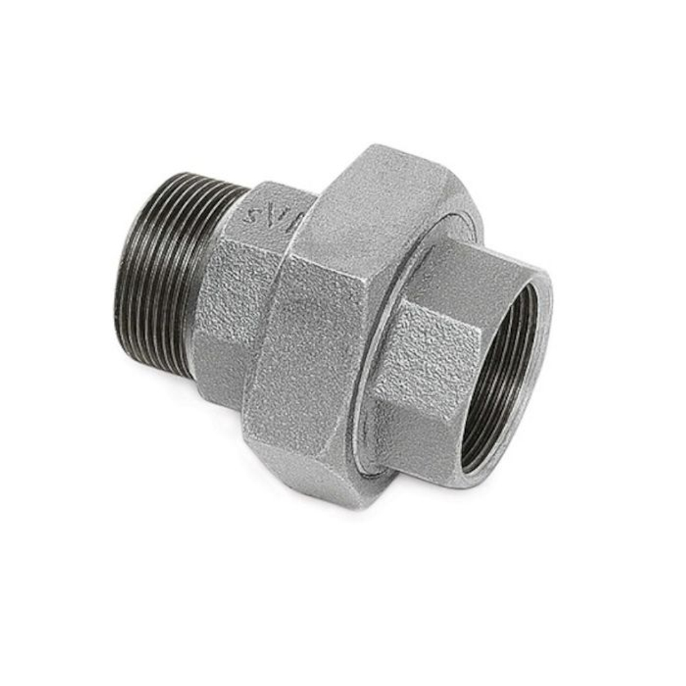 Разъемное соединение для плоского уплотнения оцинкованное ВР-НР, тип 331, Sanha