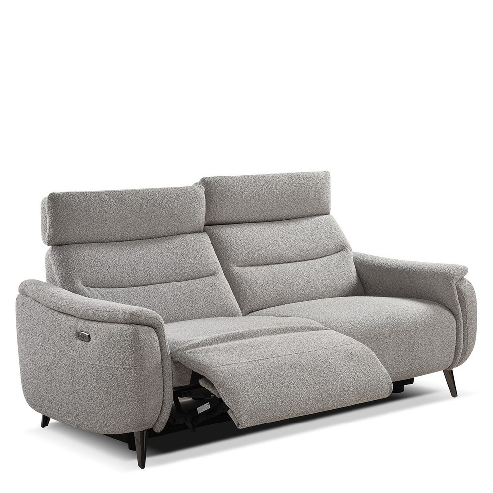 Диван-реклайнер Cheretto (3-х местный) серый