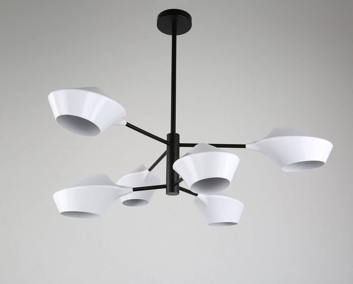 Подвесная люстра Lumina Deco Romina LDP 6037-6 WT+BK