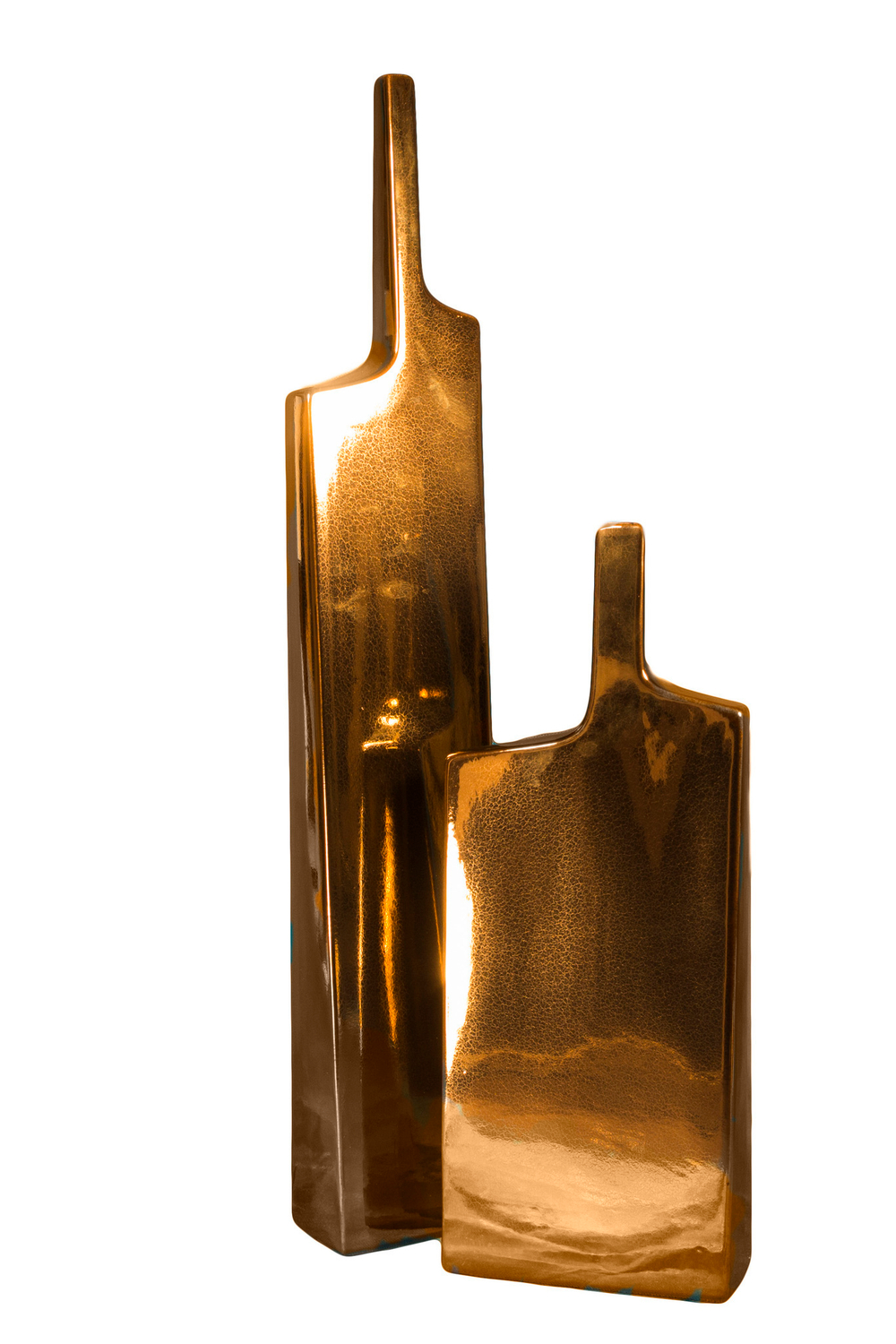 Элитная ваза декоративная керамическая высокая Fine gold от S. Bernardo из Португалии