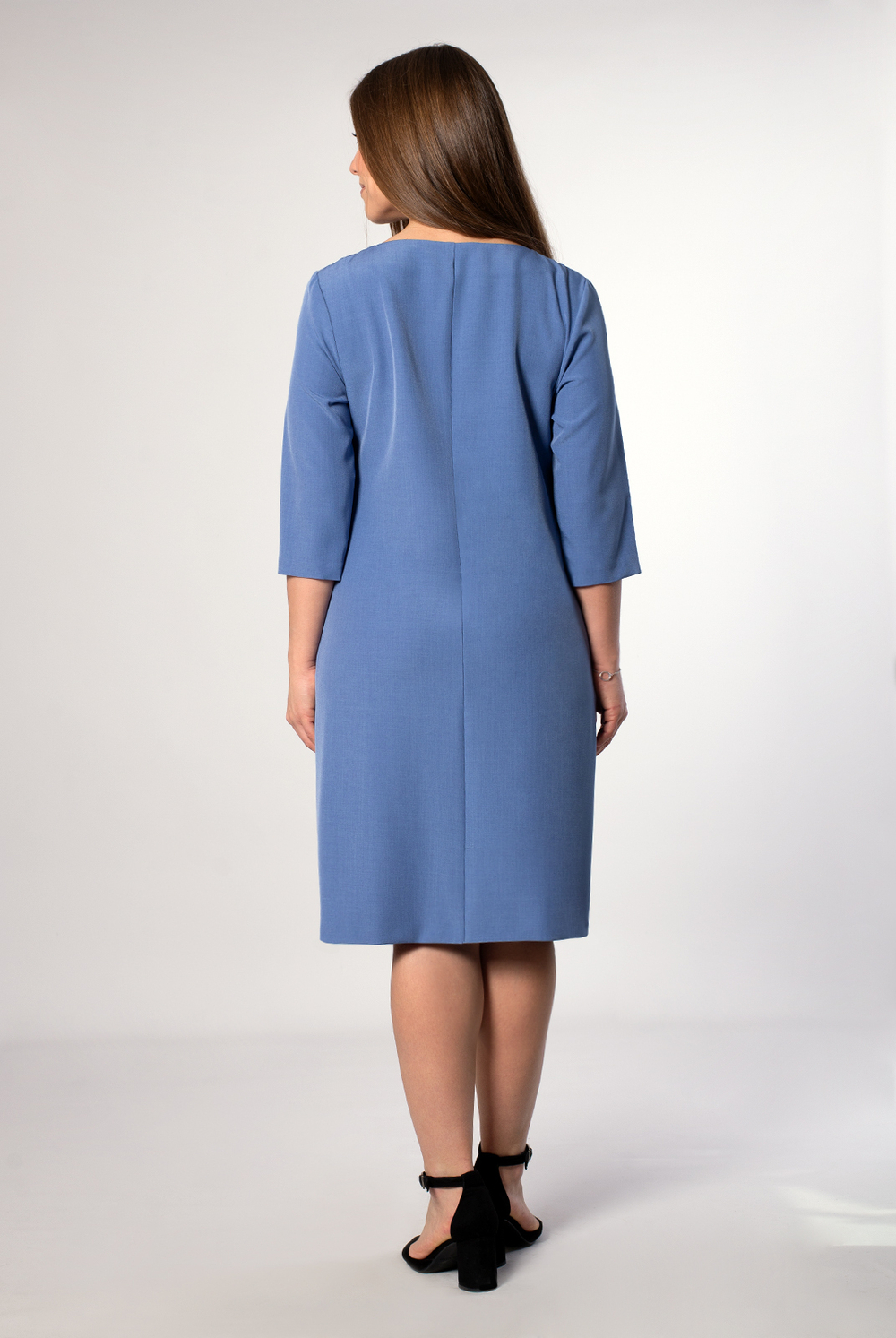 Платье женское 1983ЮП, Серо-голубой #326Сго051983ЮП