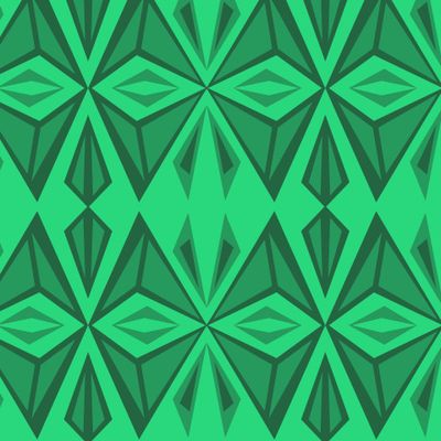 Green triangles