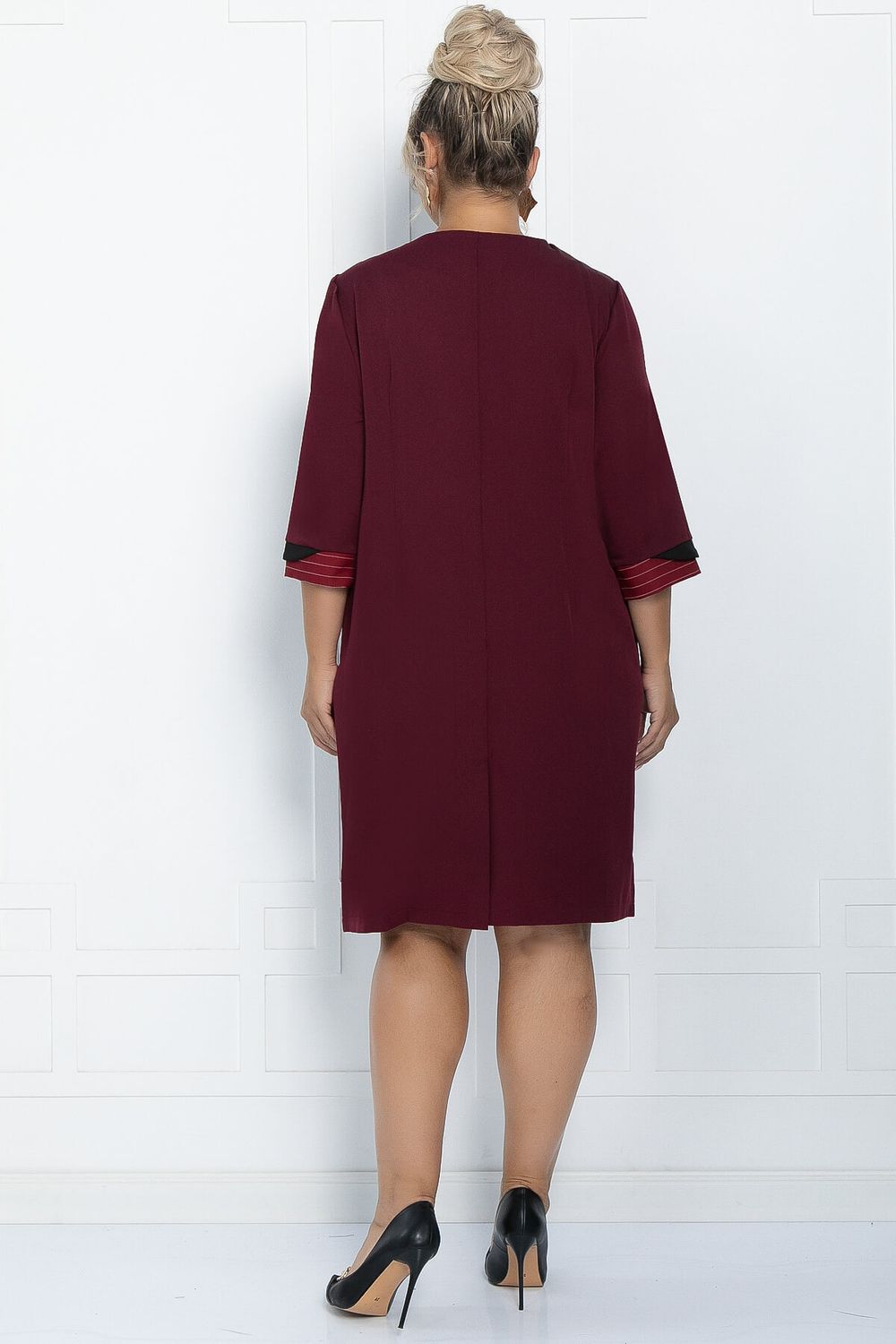 Платье Важная встреча (бордовое) П11423 LT Collection