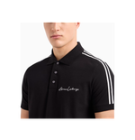 Рубашка-поло прямого кроя с фирменным логотипом Armani Exchange