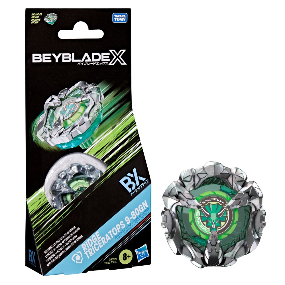 Дополнительный волчок Hasbro Beyblade X Ridge Triceratops G3392 9-80GN G3392 — фото 1