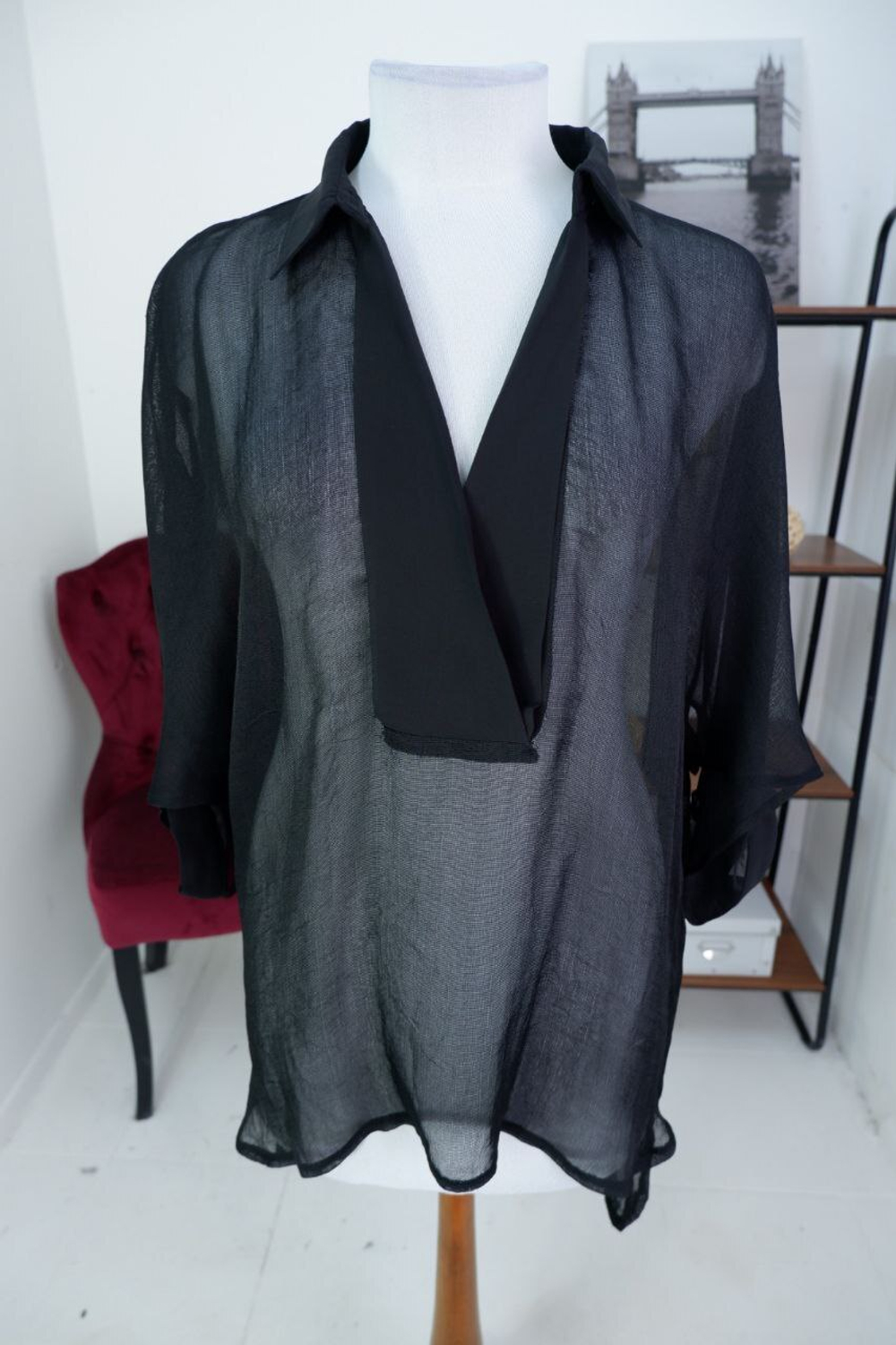 Блузка рубашка интересная 48 размер