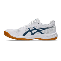 Кроссовки волейбольные мужские ASICS Upcourt 6 1071A104 100, р.7.(рос.38.5), бело-синий