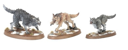Fenrisian hunting wolves 3шт.