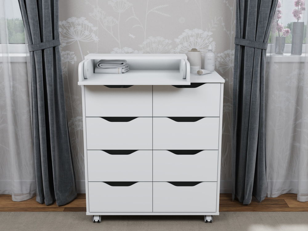 Комод со съемным пеленальным столиком Incanto Armonia цвет белый