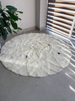 Ковер шкура натуральная овчина меховой