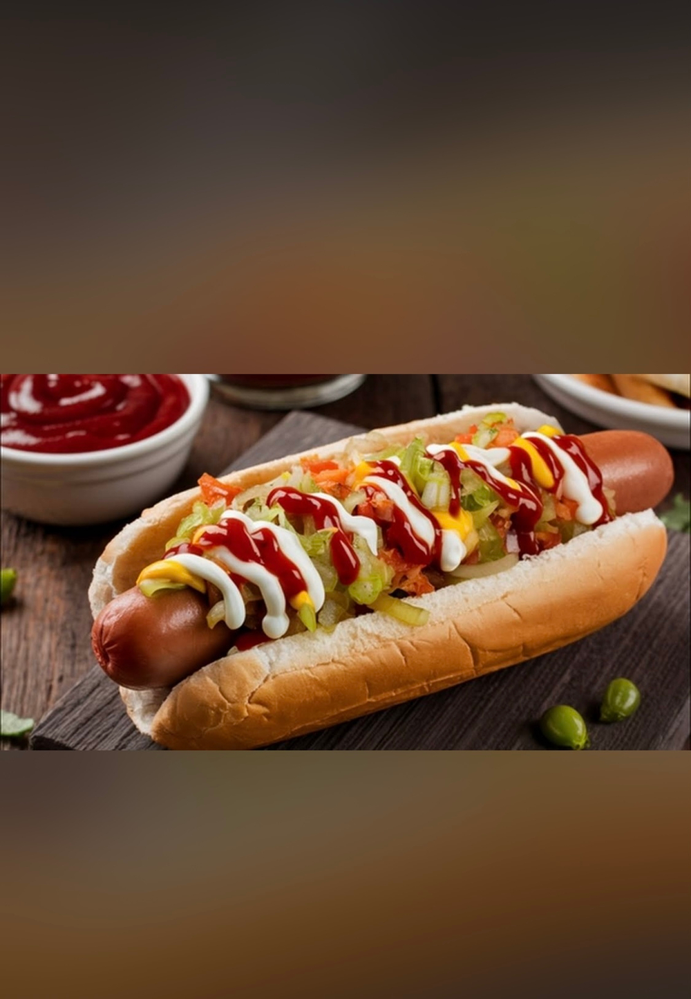 Хот-дог с говяжьей сосиской