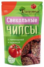 Чипсы Здороведа свекольные с ламинарией и аджикой 100 г