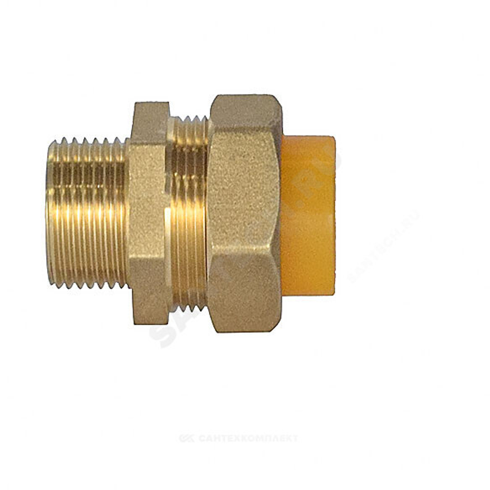 Муфта латунь 15Aх1/2" обжим/НР для газоснабжения STAHLMANN SSMG1501/2BGZ