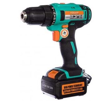 Дрель аккумуляторная  Sturm CD3218LP, 18В,2 ск,2 акк, 2,0Ач, кейс