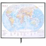 Ежедневник датированный 2023 А5 138x213 мм BRAUBERG "Towny", под кожу, клапан, черный, 114008