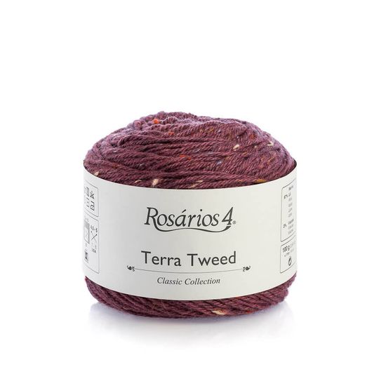 Пряжа ROSARIOS 4  Terra Tweed (97% меринос, 3% вискоза)