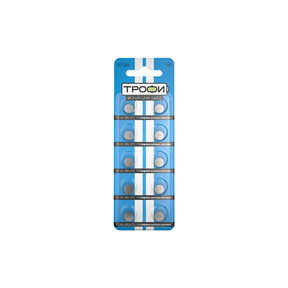 Батарейки Трофи G11 LR721 ENERGY POWER Button Cell | Трофи