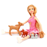 Кукла тип Модель 31см "Уроки заботы" с аксесс. коробка BLD309