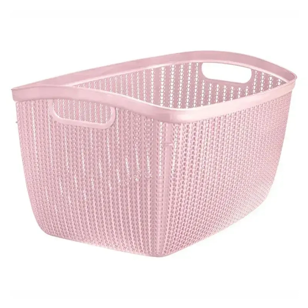 Корзина ВЯЗАНИЕ 26л чайная роза (комплект 5 шт)