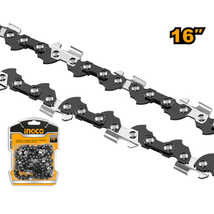 Цепь для бензопилы INGCO AGSC51601 400 мм (16") 3/8 (0,375) 1.3 мм