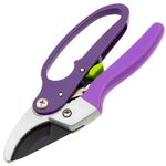 60488 Секатор прямого реза // 200 мм // храповой механизм // металлические рукоятки // Palisad