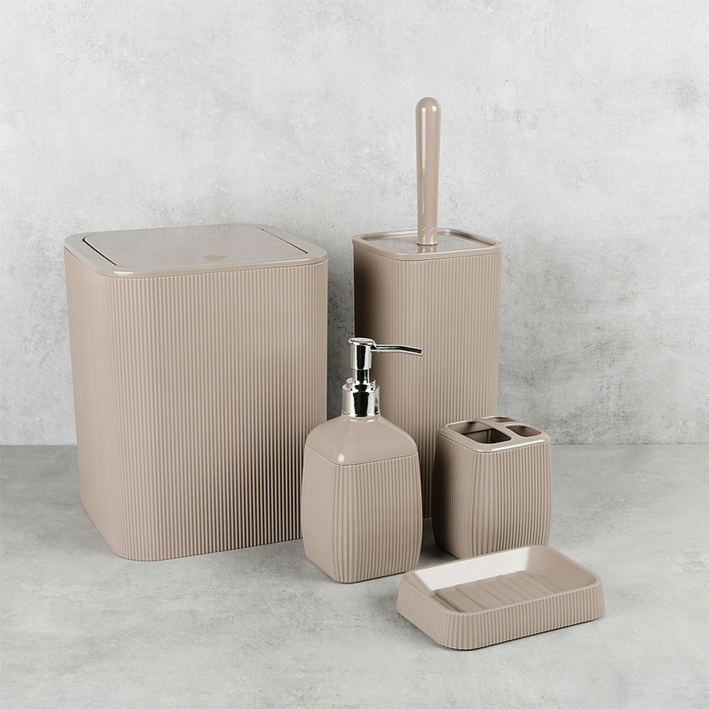 Дозатор для жидкого мыла Fixsen Brown пластик, коричневый (FX-403-1)