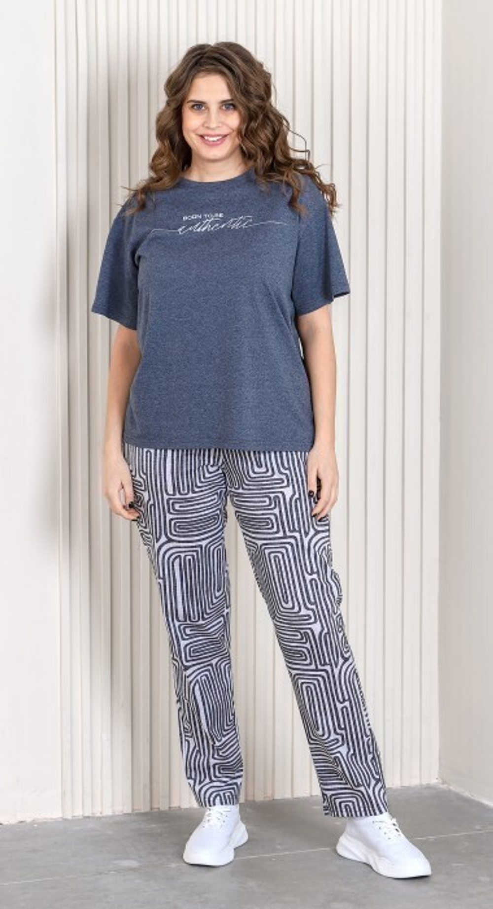 [m]Комплект женский штаны+футболка К-779