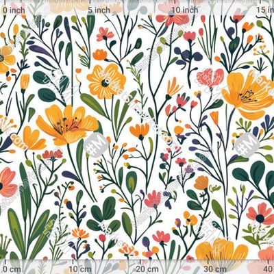 Цветочный весенний узор by Pattern Store 240 DPI