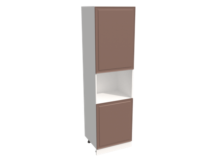 Кухня Модуль ШП 600 Белый / Пудрово-розовый