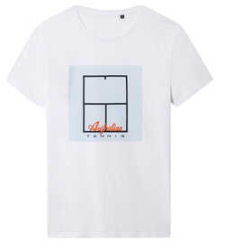 Мужская теннисная футболка Australian Cotton T-Shirt Tennis Court - bianco