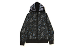 Худи A BATHING APE Space Camo Shark Full Zip Hoodie 19, 1F30-115-004