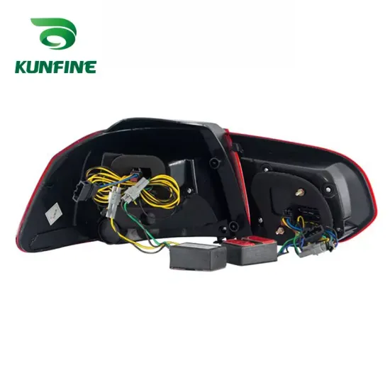 Задние фонари Гольф 6 2008 - 2012 GTI КРАСНЫЕ V13 type