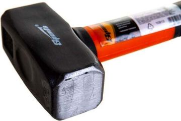 Кувалда SPARTA 1000 г, фибергласовая обрезиненная рукоятка 10913