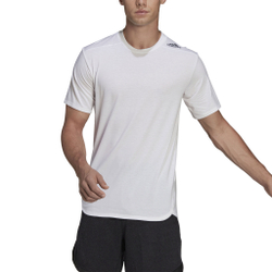 Мужское теннисное поло adidas Designed For Training T-Shirt Men - White