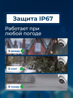 Видеокамера Dahua 4MP DH-IPC-HDW1439VP-A-IL-0280B