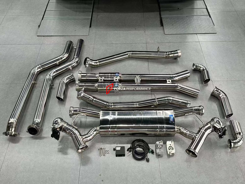 Выхлопная система с заслонками для BMW X7 G07 M60i 4.4T