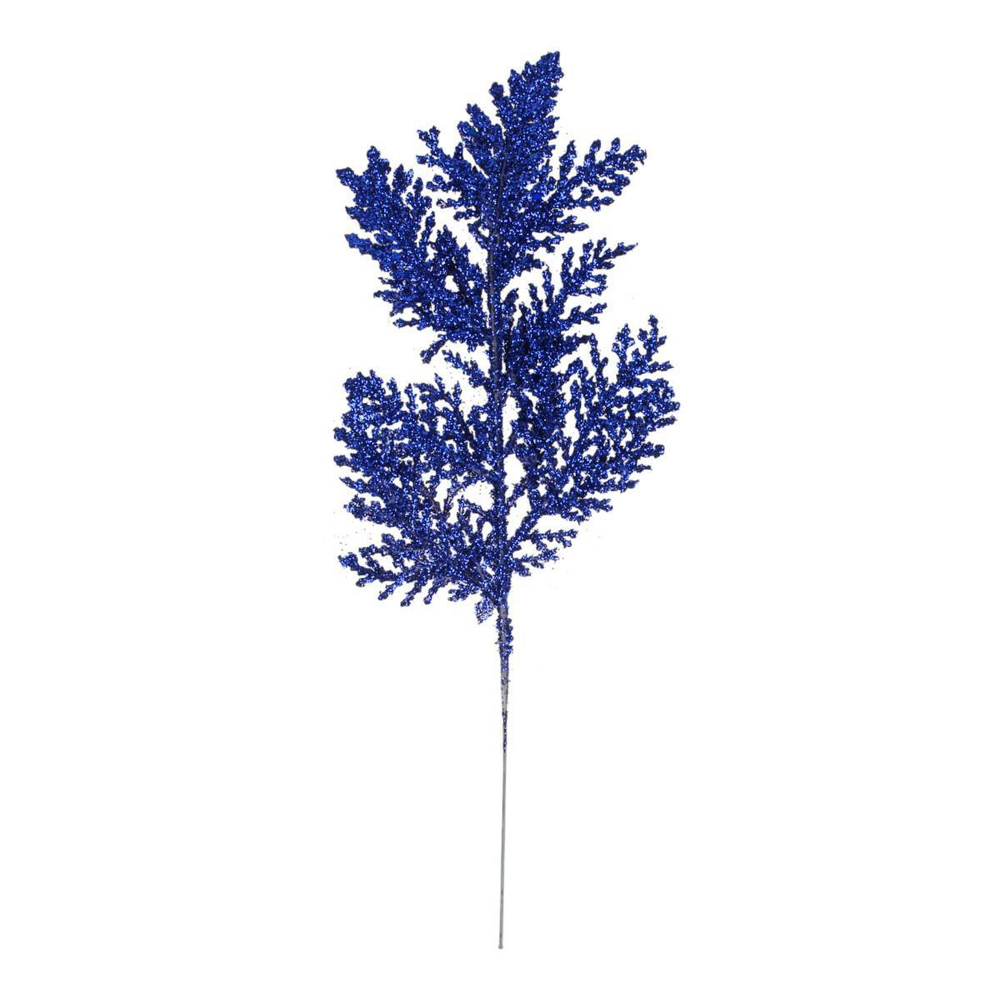 Ветка декоративная "Зимний сон" 25 см, Сапфир