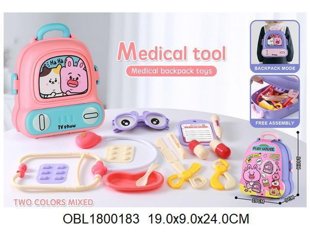 Набор доктора, рюкзак, в ассорт. 622-59