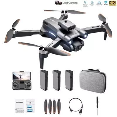 Квадрокоптер - дрон 4DRC V4 для детей и начинающих взрослых с камерой FullHD 1080P Wi-Fi  - 3 аккумулятора