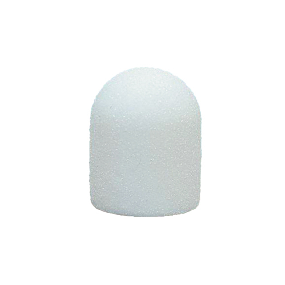 Medcaps Колпачки для аппаратного педикюра белые, 13 мм, 150гр